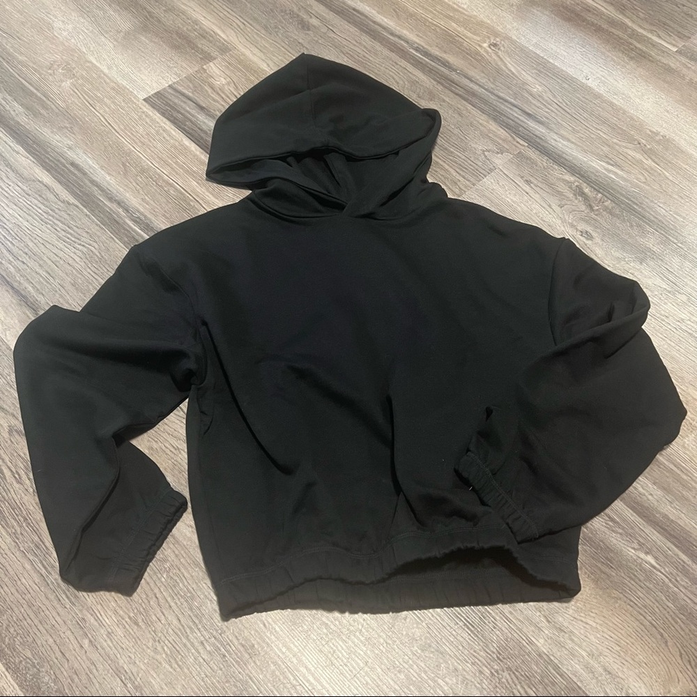 Buffalo David Bitton - Cropped Black Hoodie